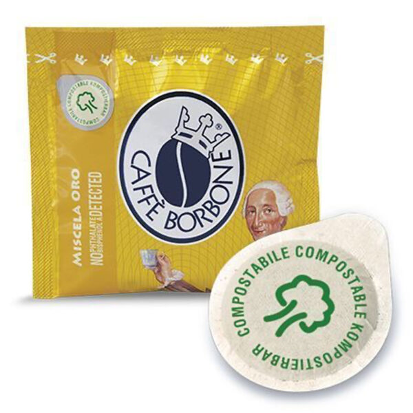 Papierkapseln ESE 44mm Caffè Borbone Mischung Oro