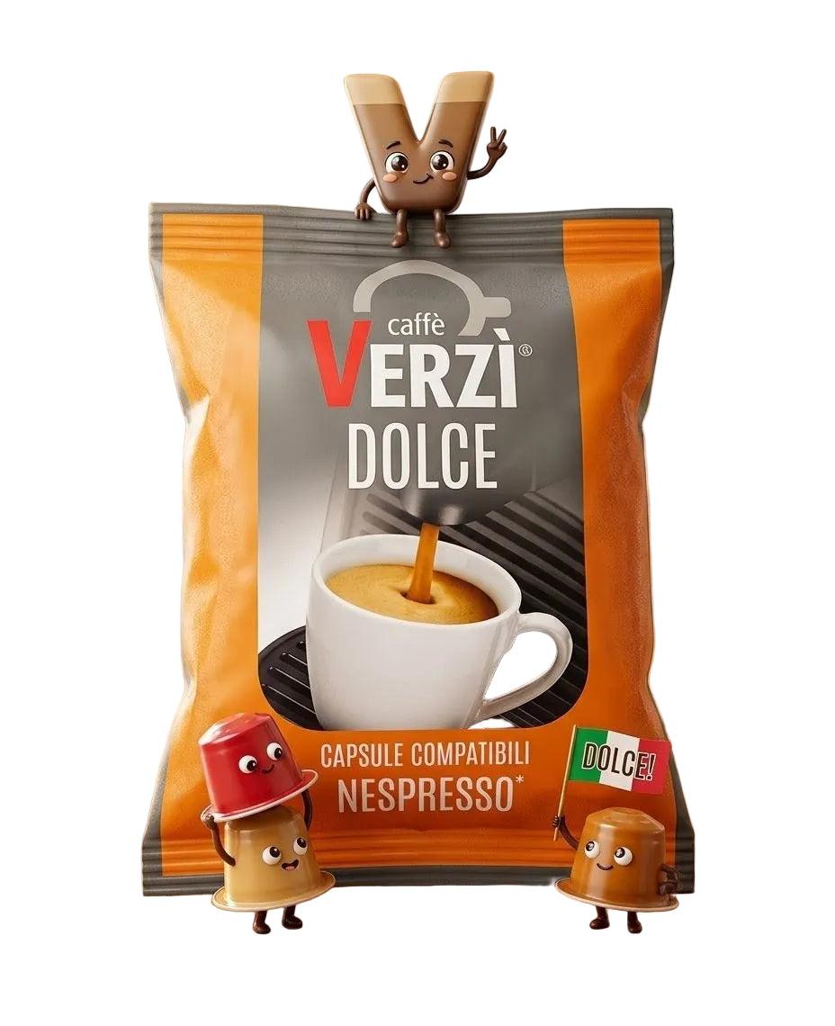 Verzi Caffè Nespresso-kompatible Kapseln Caffè Dolce